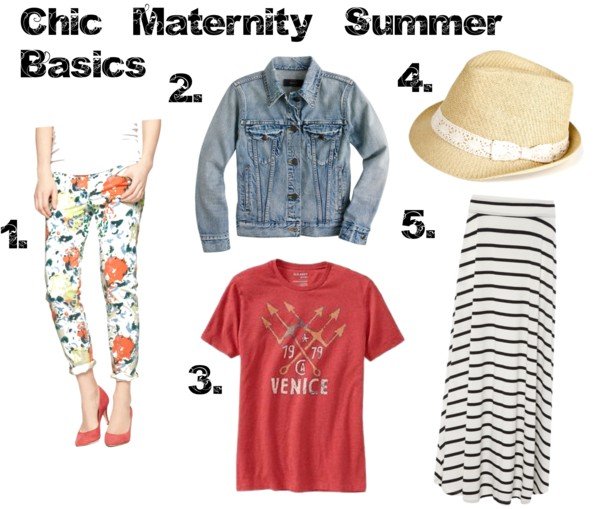 Chic Maternity Summer Basics