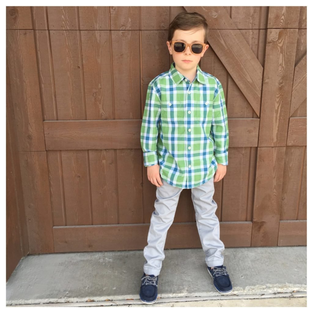 Easter outfit and shoes for boy