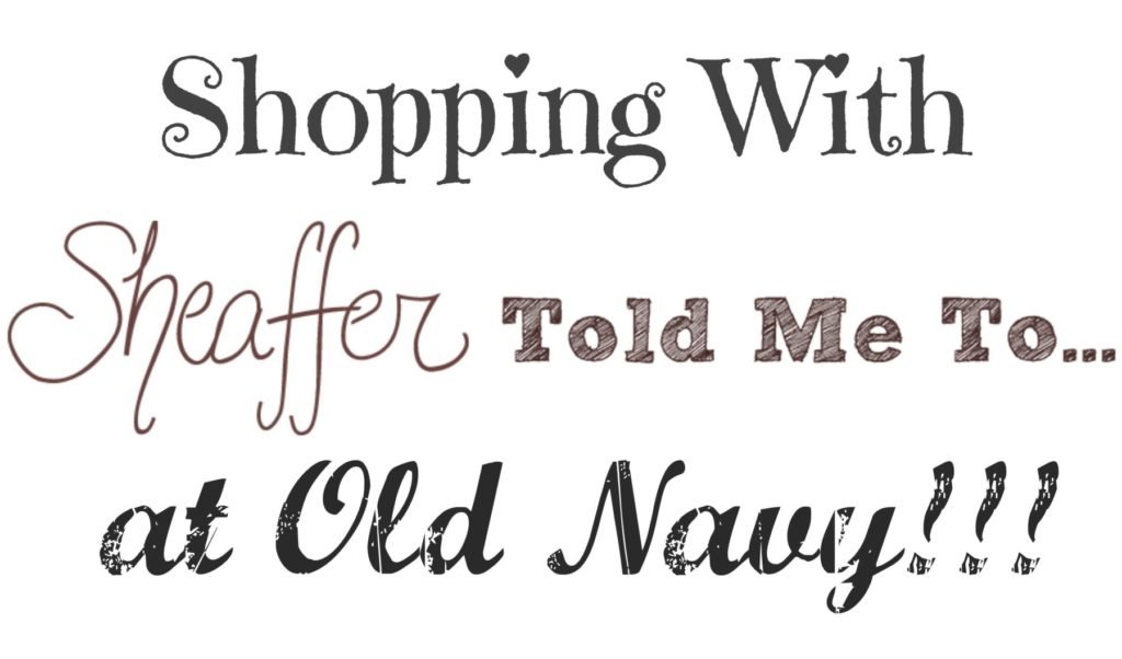 shopping at old navy
