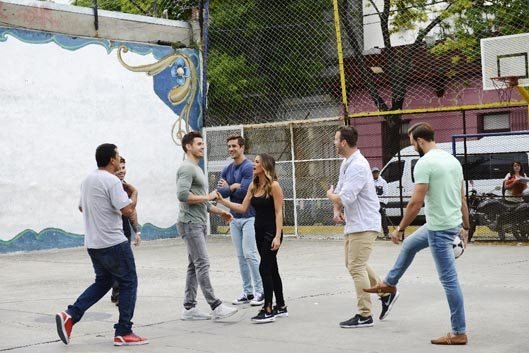 jojo playing soccer in buenos aires