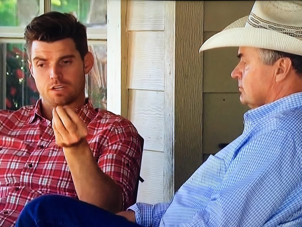 luke with his dad on bachelorette