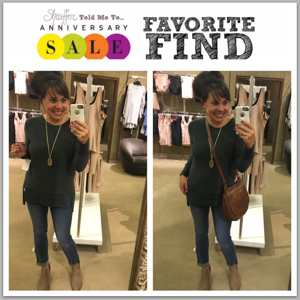 Nordstrom Anniversary Sale sweater and frye bag
