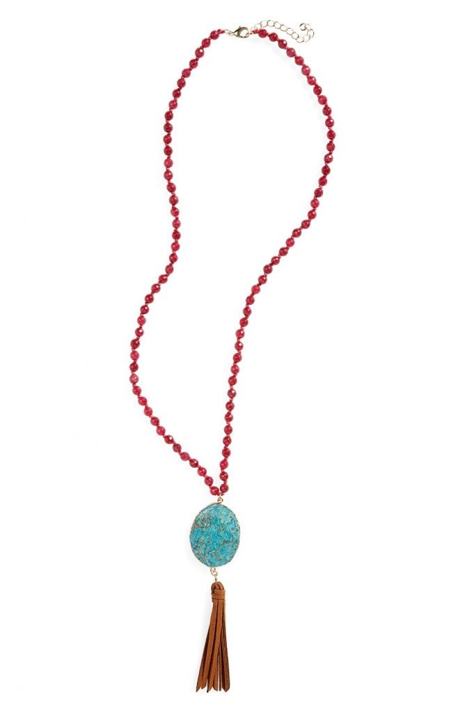 red and turquoise necklace