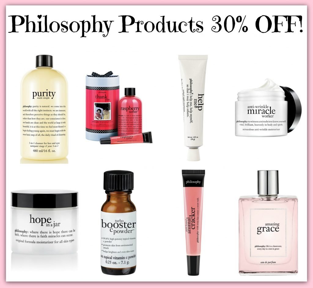 philosophy products on sale