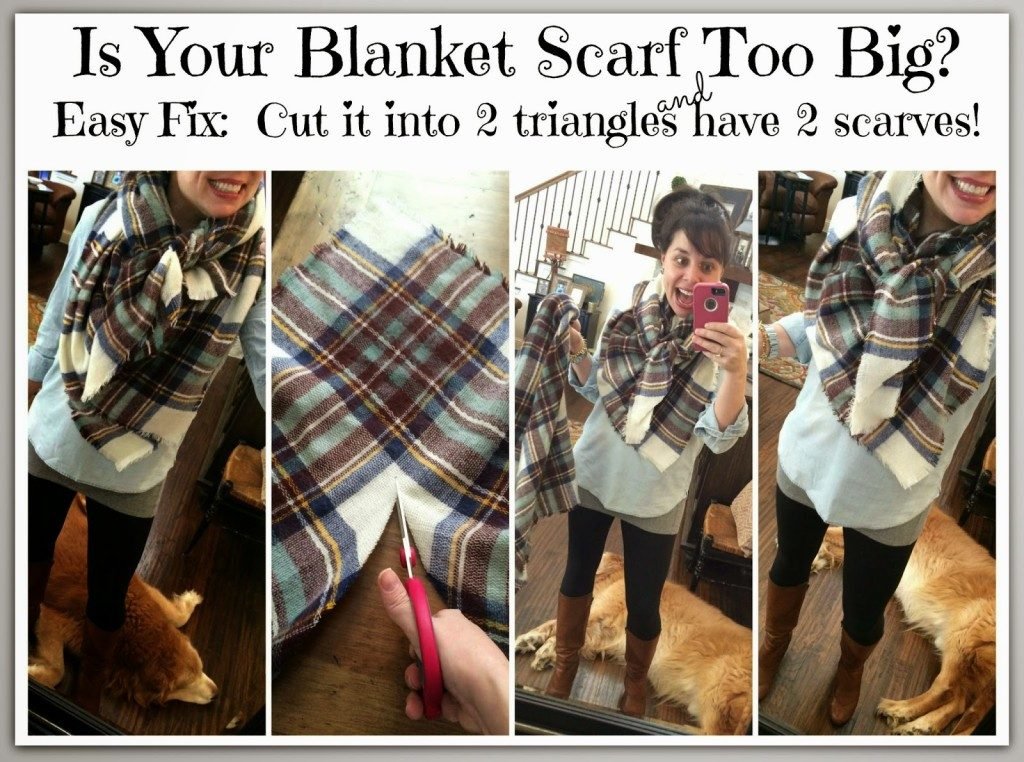 blanket scarf tutorial